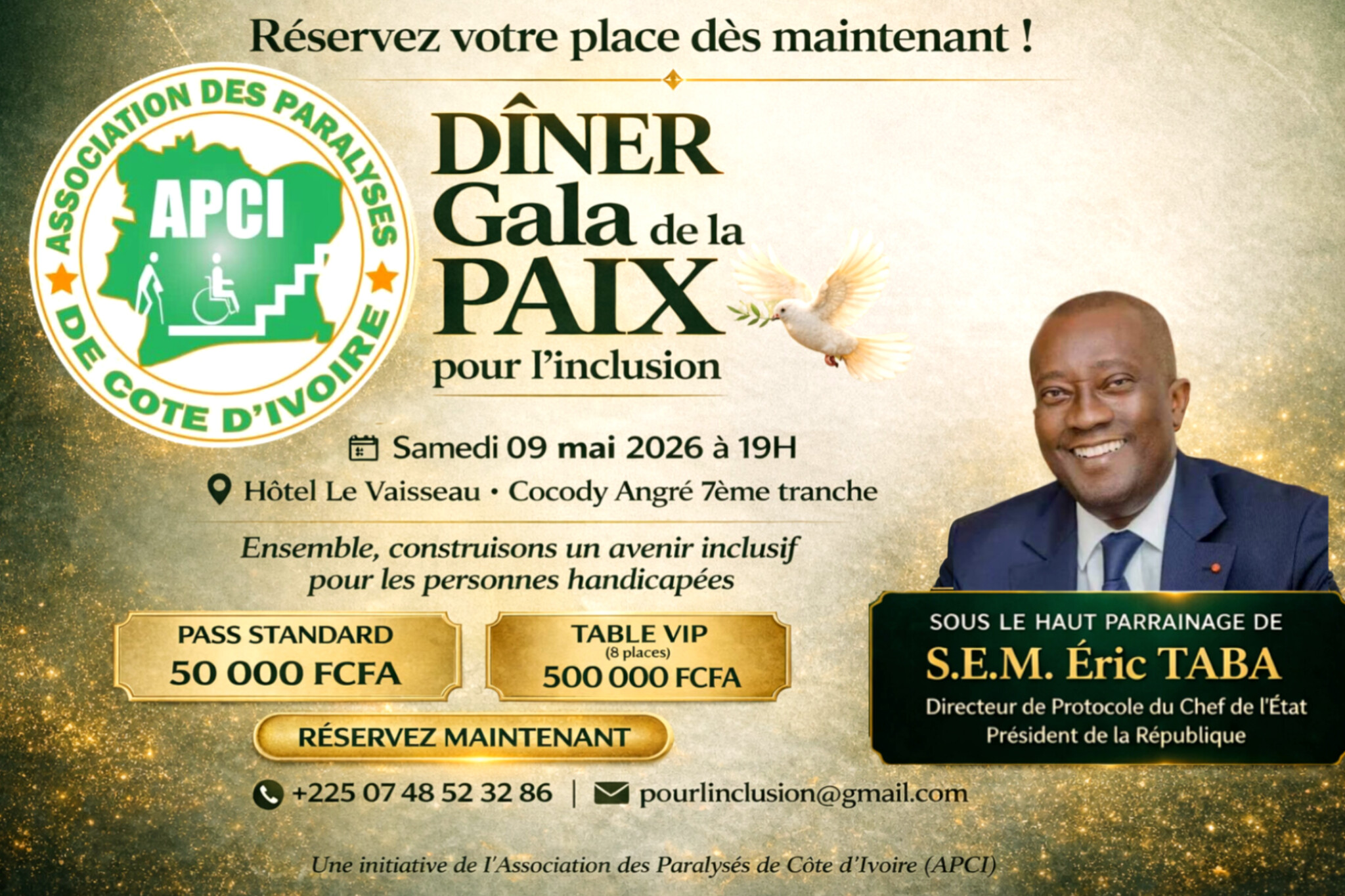 levée de fonds et dons pour la construction de la première maison de formation professionnelle et de métier