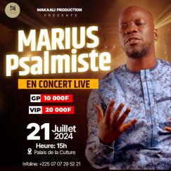 MARIUS PSALMISTE en Concert Live