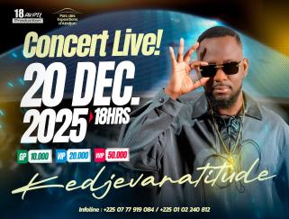 KEDJEVARATITUDE / CONCERT LIVE