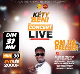 KÉTY LE BÉNI EN CONCERT LIVE