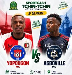 TCHIN-TCHIN 2026: 8 eme Finale /YOPOUGON MC vs AGBOVILLE MC