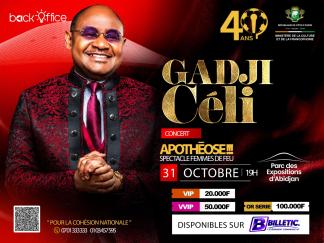 GADJI CÉLI: CONCERT APOTHÉOSE